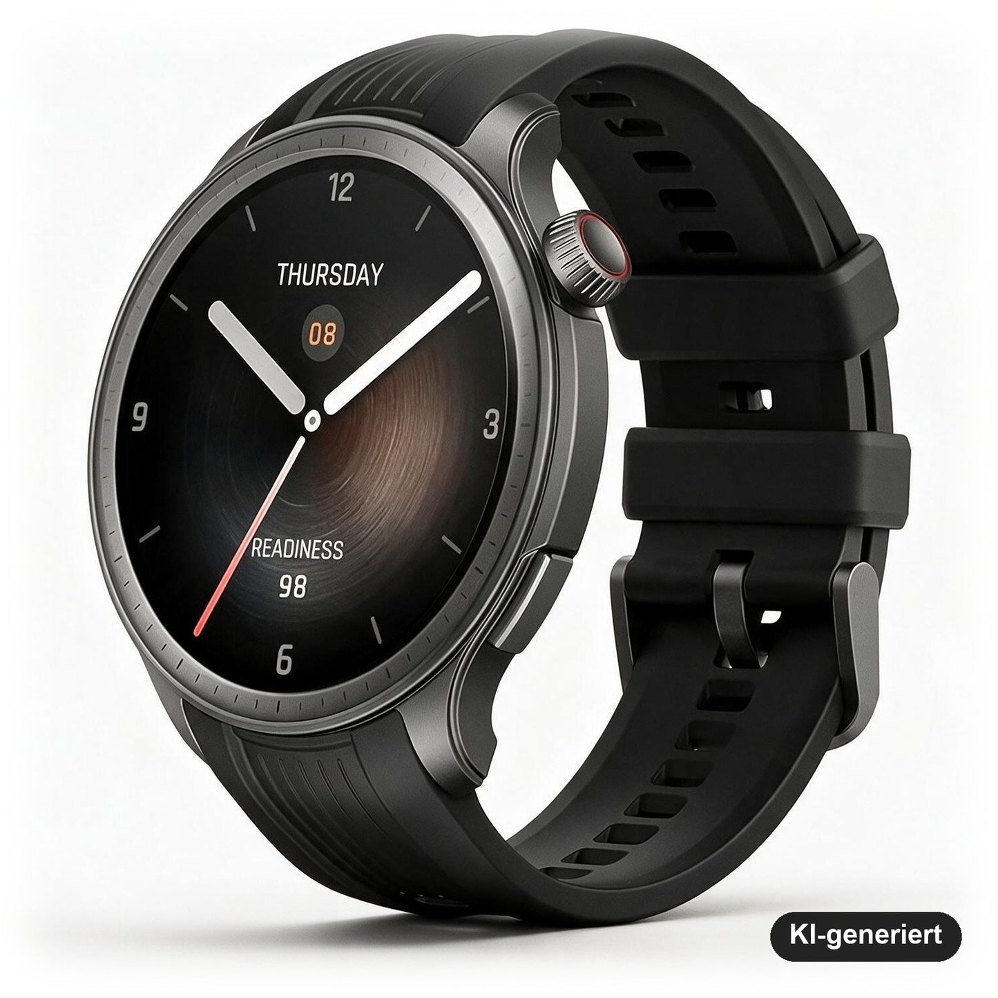 Amazfit Balance Smartwatch 46 mm mit 1,5 Zoll AMOLED-Display, GPS und 14 Tagen Akkulaufzeit, Schwarz