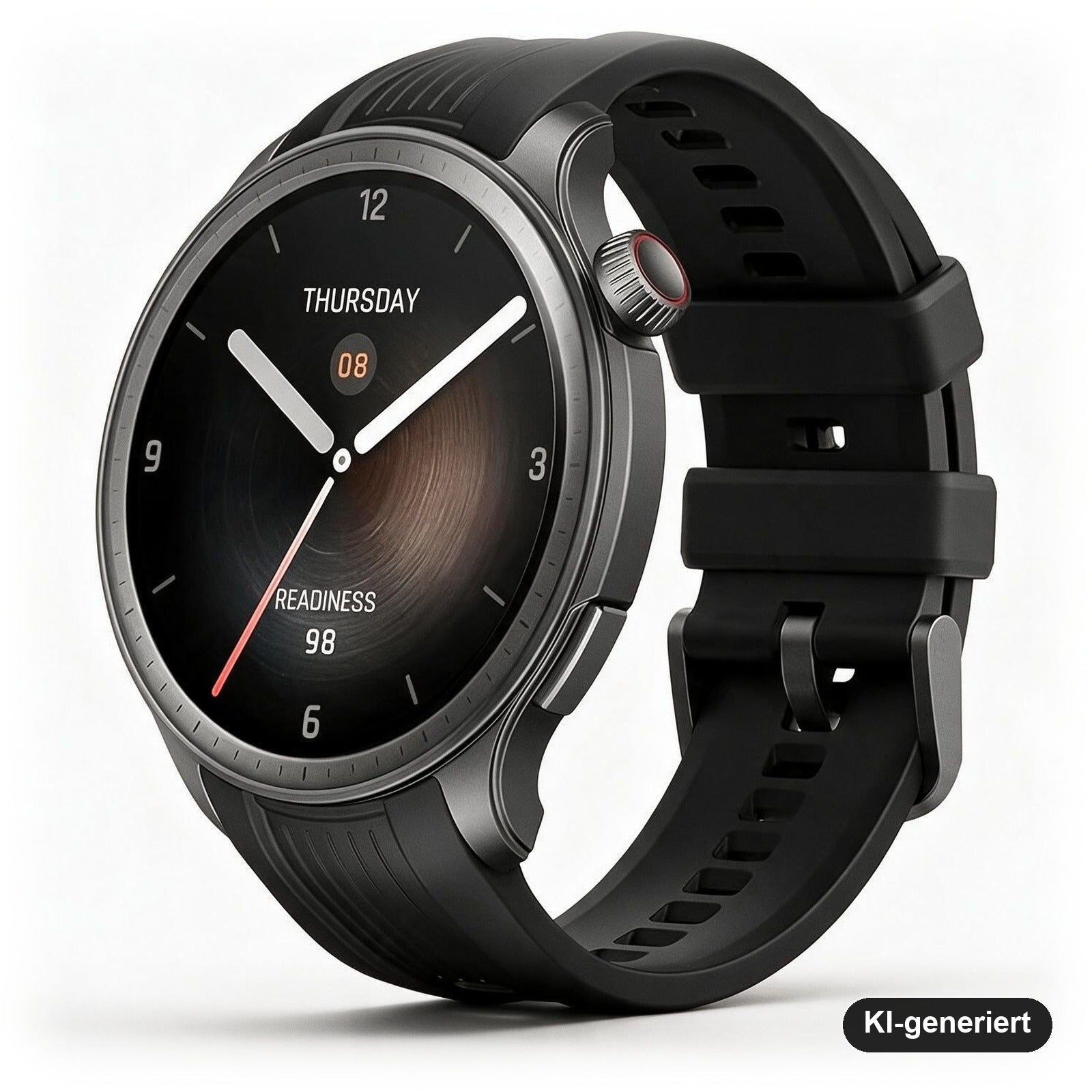 Amazfit Balance Smartwatch 46 mm mit 1,5 Zoll AMOLED-Display, GPS und 14 Tagen Akkulaufzeit, Schwarz