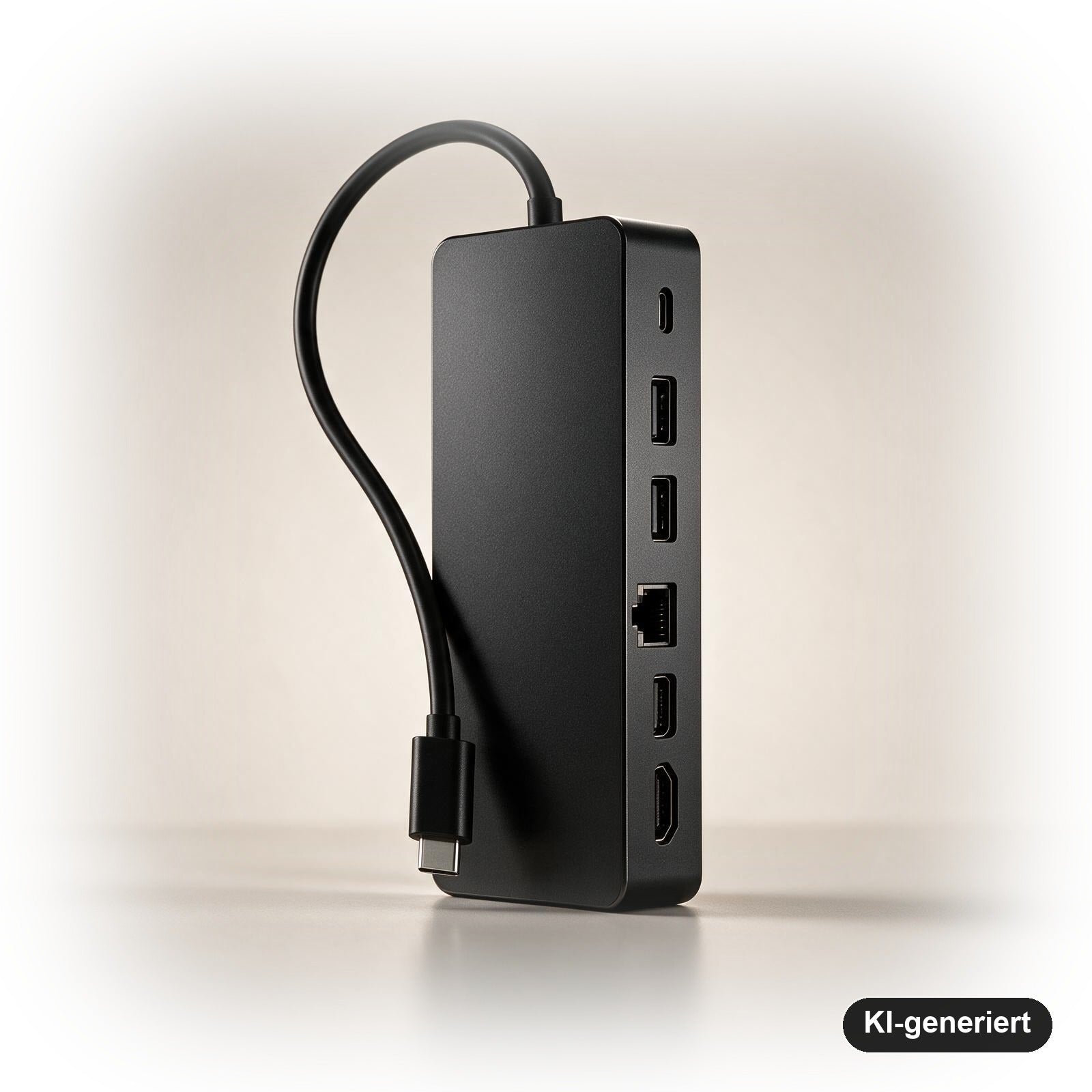HP Universal USB-C Multiport Hub 7-in-1 Schwarz