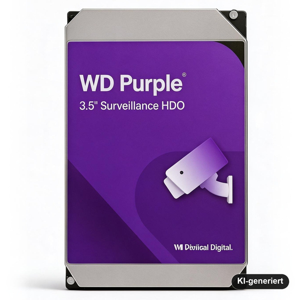WD Purple 2 TB Überwachungsfestplatte, 3,5 Zoll SATA 6 Gb/s, 64 MB Cache, AllFrame-Technologie, für DVR/NVR