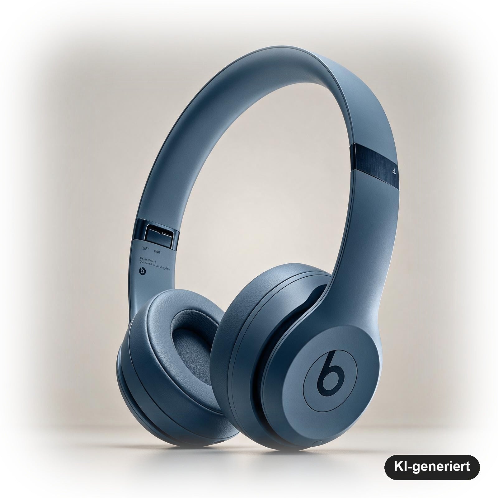 Beats Solo 4 Kabellose Bluetooth On-Ear-Kopfhörer mit 50 Stunden Akkulaufzeit, Schieferblau