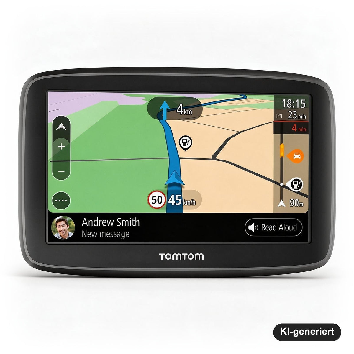 TomTom GO Basic 5 Zoll Navigationsgerät PKW mit Wi-Fi-Updates, TomTom Traffic und lebenslangen Kartenupdates, Schwarz