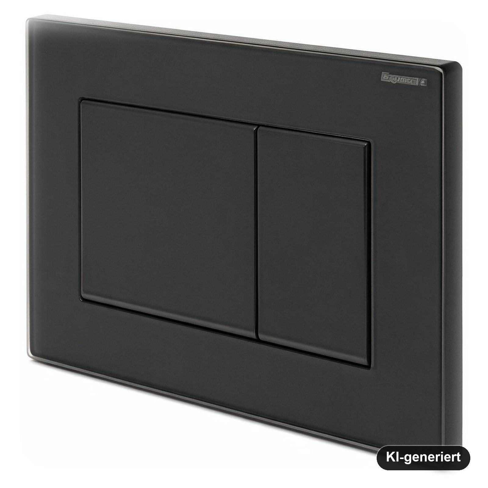 Geberit Sigma30 Betätigungsplatte für 2-Mengen-Spülung, schwarz matt, Easy-to-Clean