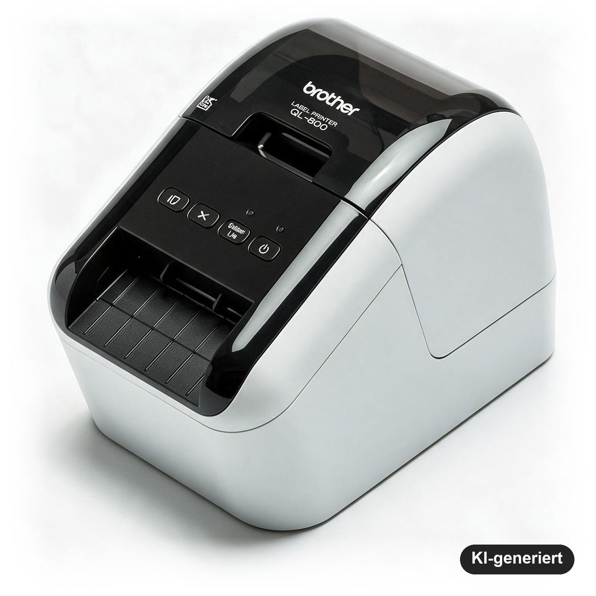 Brother QL-800 Etikettendrucker, Thermodirekt, Schwarz-Rot-Druck, USB, 62 mm, mit automatischem Abschneider